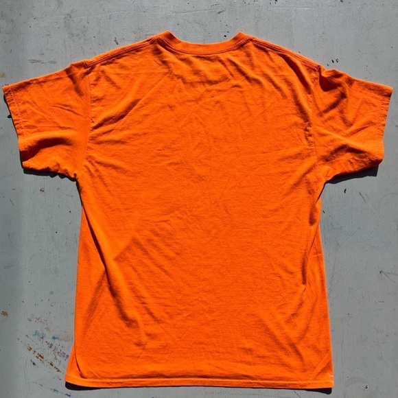 Men's Riff Raff T-Shirt Orange Face Logo L Hip Hop Rap Dirty South TX Dropout - Picture 8 of 12